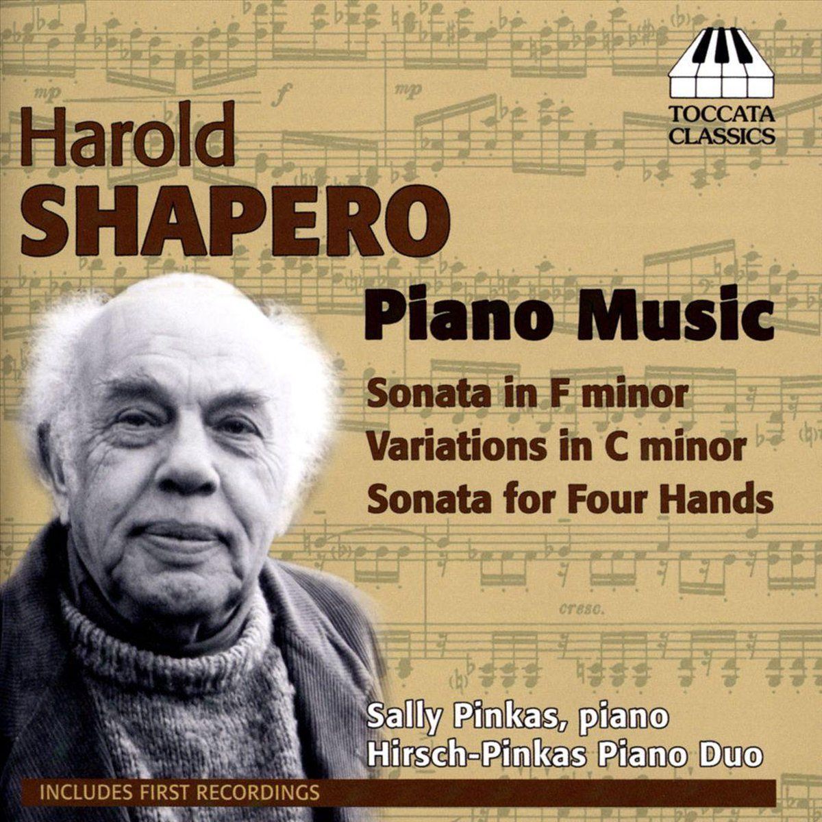 OUTHERE Shapero, Harold; Piano Music