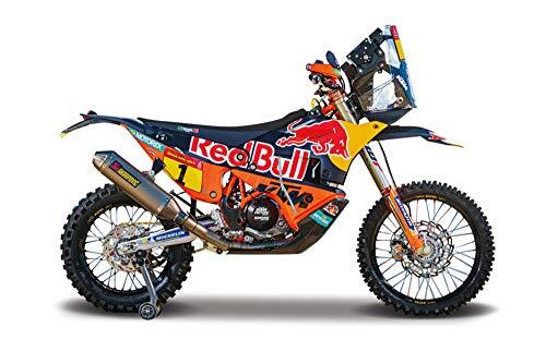 Bburago B18-51086 1:18 WRB Cycle-KTM 450 Rally Factory Edition 2019 (Rider: Toby prijs), diverse ontwerpen en kleuren