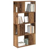 vidaXL Tv-meubelset - 60 x 24 x 125,5 cm - Bruin - Bewerkt hout