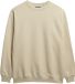 Superdry - Blank Oversized sweatshirt met ronde hals - Heren - Truien - XL - Katoen/Polyester - Lichtgrijs