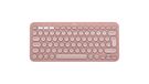 Logitech Pebble Keys 2 K380s - Draadloos Bluetooth Toetsenbord - QWERTY US International - Roze