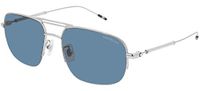 Montblanc MB0109S Sunglass-Man metalen bril, heren, meerkleurig, eenheidsmaat