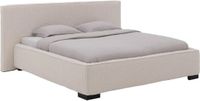 Goossens Bedframe Switch, 160 x 200 cm met hoes Stof Ahenk 9851 beige