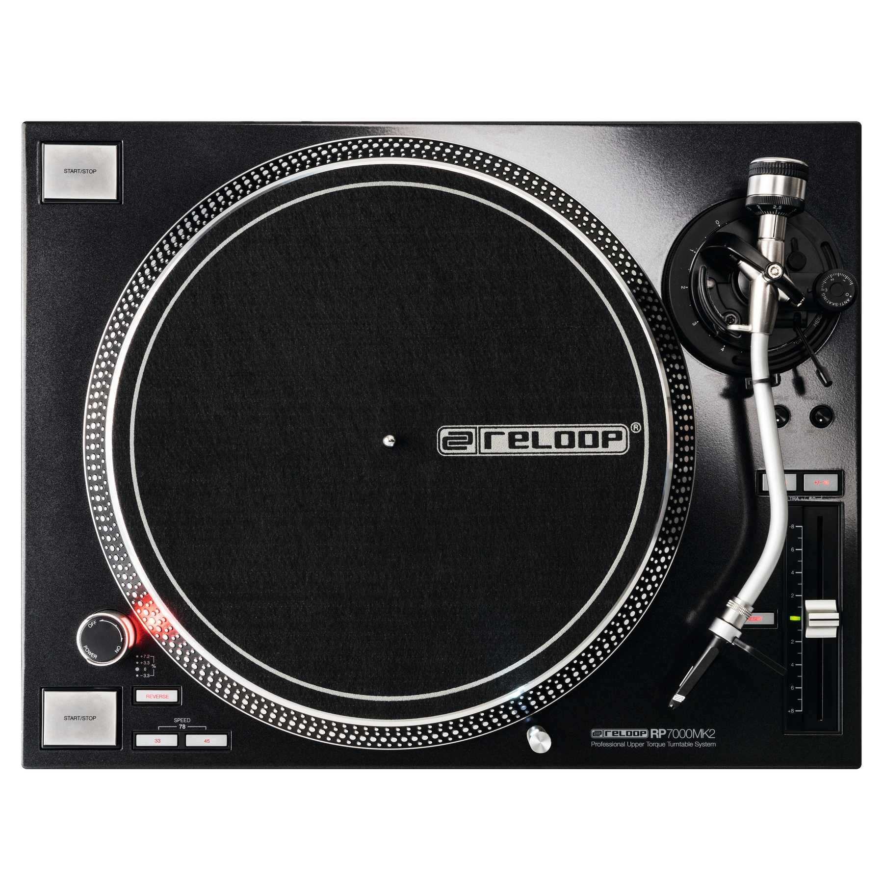 Reloop RP-7000 MK2 Direct Drive DJ Turntable - Black