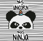 Diamond Dotz® Ninja Panda Diamond Painting Kit 20.32 x 20.32cm