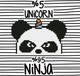 Diamond Dotz® Ninja Panda Diamond Painting Kit 20.32 x 20.32cm