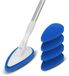 Brosse de récurage Long manche 51 pouces Nettoyeur de carreaux Avec 5 tampons abrasifs