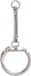 GLOREX 6 1835 014 sleutelhanger & huls Sleutelring Zilver