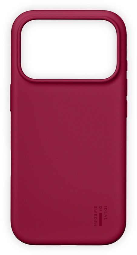 iDeal of Sweden Silicone Case geschikt voor MagSafe geschikt voor iPhone 17 Pro - Cranberry