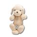 LA PELUCHERIE - Pluche dier hond Marius Labrador, babybal, 30 cm – beige – handgenaaid – Frans merk