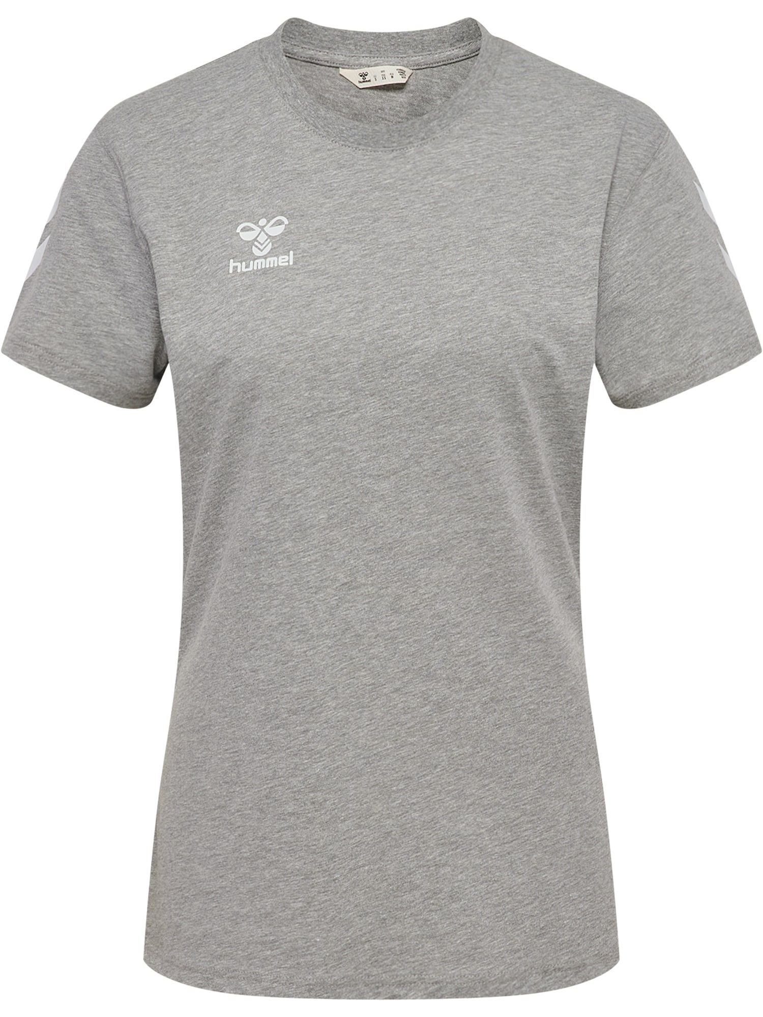 Hummel, hmlGO 2.0 Chevron T-shirt S/S Woman, grijs gemêleerd, XS