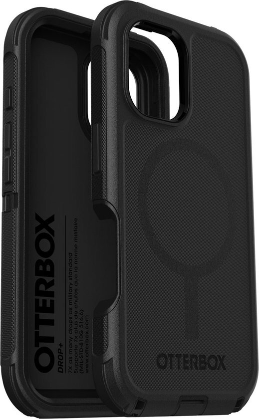 Otterbox - Defender Mag iPhone 16 Hoesje - zwart