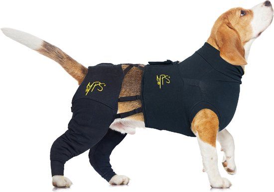 Medical Pet Shirt HLS hind leg sleeve L - blauw - Hond