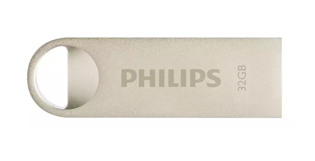 Philips FM32FD160B USB Flash Drive - 32GB - USB 2.0 - Grey