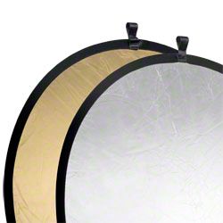 Walimex 17690 - Fotostudioreflector - Rond - 1070mm - Zilver/Goud