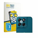 BROTECT Screenprotector 3 Stuks voor Motorola Moto G77 (ALLEEN Camera Lens) Beschermglas Transparant