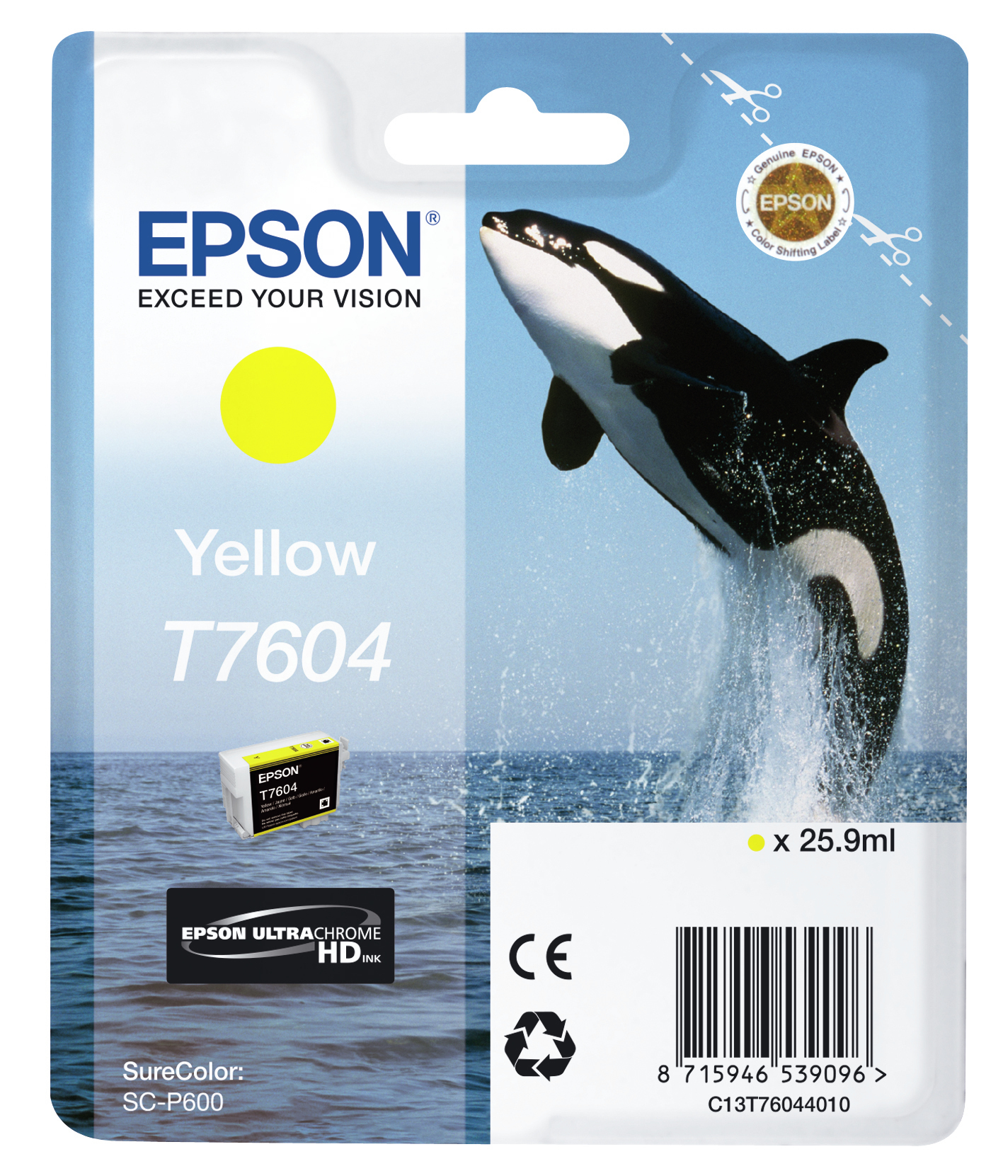 Epson T7604 Geel
