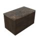Saniclass Holz Frame Badkamermeubelset - 80x45x43cm - Noche natuurstenen topblad dark emperador - zonder kraangat - 1 lade - mat eiken charcoal (hout) SW1420767/SW1242384