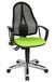 Topstar Point 60 Net, ergonomische bureaustoel, incl. vaste armleuningen A1, stof, appelgroen/zwart