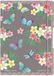 Herlitz Notitieboekje flex PP A4, 40 vellen geruit en 40 vellen gelinieerd, Ladylike botervaas, geperforeerd, Perforation my.book