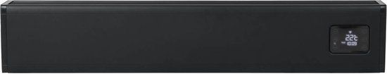 Eurom Alutherm Baseboard 1500 Wi-Fi Zwart - Convectorkachel - 1500W - Zwart