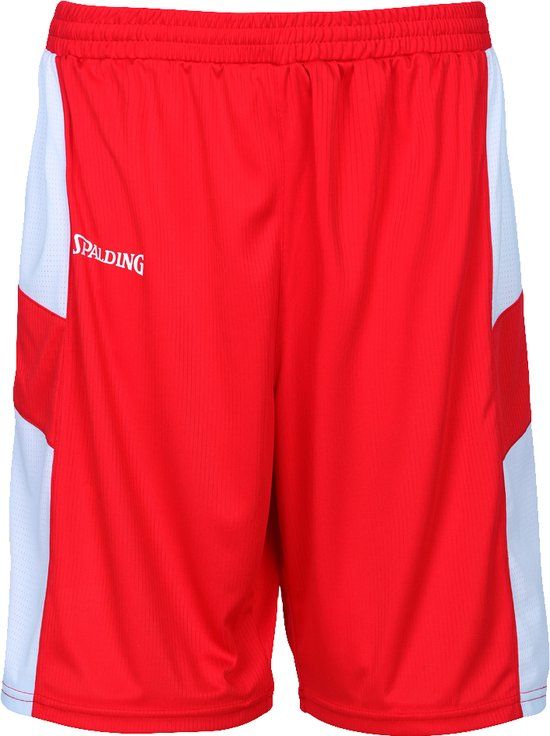 Spalding All Star Basketbalshort Heren - Rood / Wit - Maat S