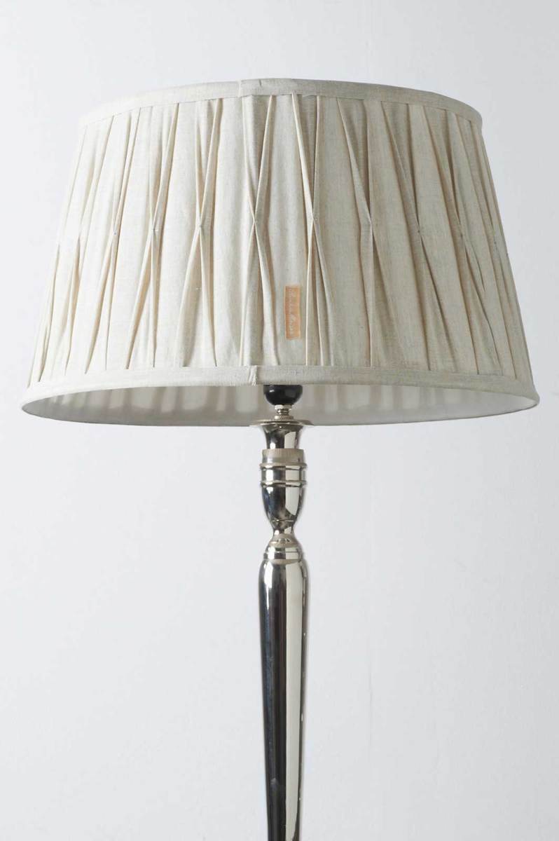 Riviera Maison RiviÃ¨ra Maison Cambridge Lamp shade - Lampenkap - Bruin - 35 x 45 cm - Linnen