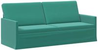 vidaXL 3-zits bank Turquoise 190 x 81 x 82 cm fluweel
