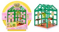 Mini-serre - Kit de construction - Avec panneaux muraux, sol, toit et plantes - À partir de 8 ans