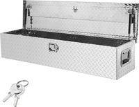 Vevor 1219 x 381 x 381 mm Gereedschapskist voor Vrachtwagenbed, Afsluitbare 177 L Vrachtwagenkist Gereedschapskist Opslag Gereedschapskist, 50 kg Draagvermogen Gereedschapskist Organizer voor Camper, Auto etc.