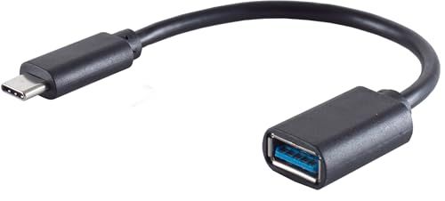 1aTTack.de 1 x USB-C-adapter, USB-A vrouwelijk, 3.0, OTG, PVC