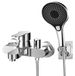 Merkloos Badkraan - Badmengkraan met handdouche - H59 messing - Zilver - 1,5 m doucheslang