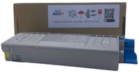 OKI Cartouche de toner recyclée, jaune, pour OKI MC770/MC780, capacité : 11 500 pages
