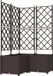 vidaXL Plantenbak - Bruin - 80 x 80 x 143 cm - Staal