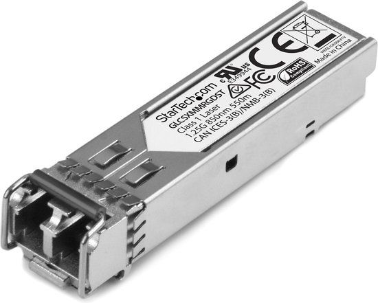 StarTech.com Gigabit Fiber SFP Transceiver Module - Cisco GLC-SX-MM-RGD Compatible - MM LC - 550 m