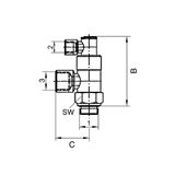 RIEGLER 107065-67.018-6 stopventiel pneumatisch bediend, G 1/8, stekkeraansluiting 6/4, 1 st.