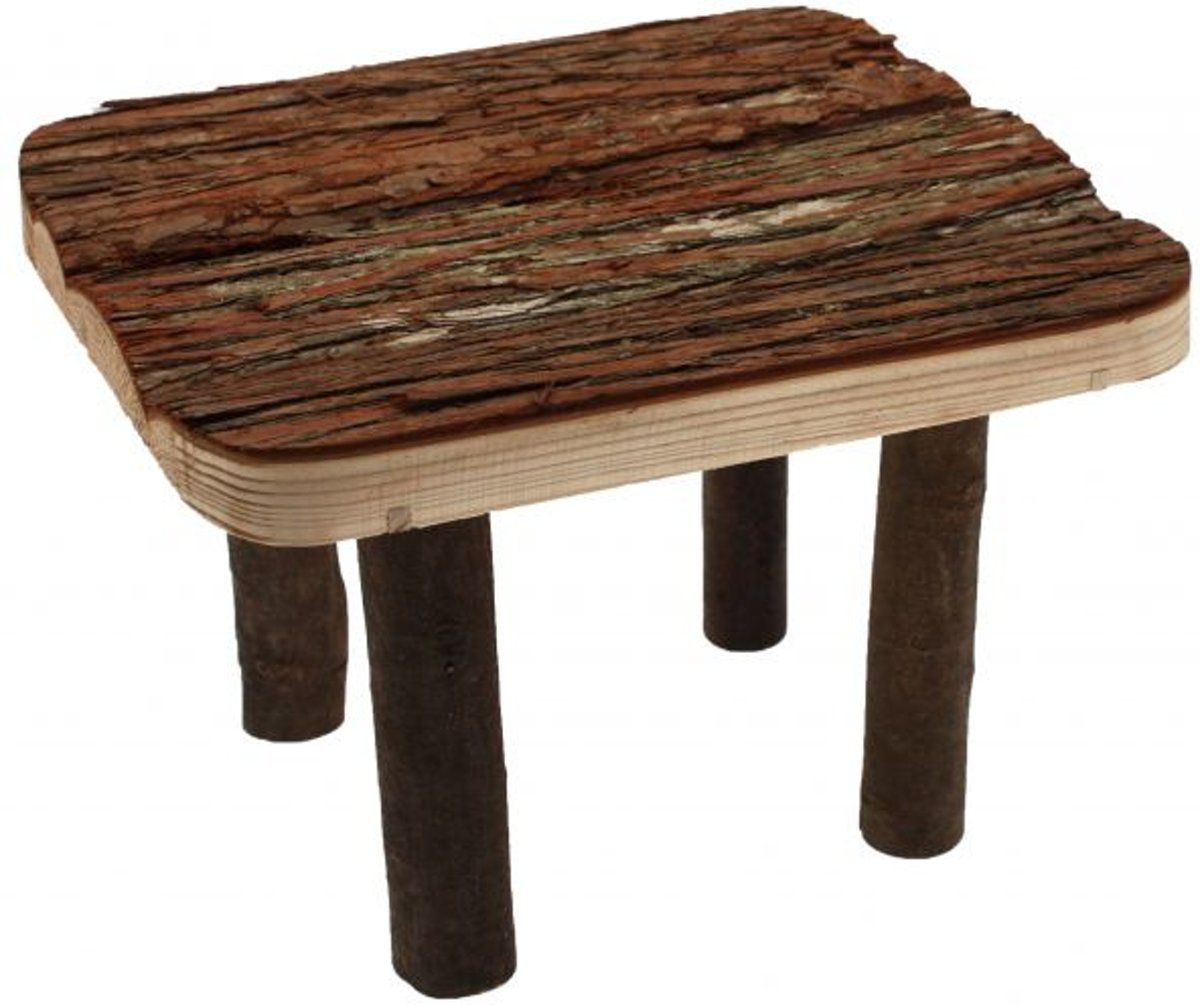 HAPPY PET Raw Wooden Platform - Speelgoed - 20 x 25 x 30 cm