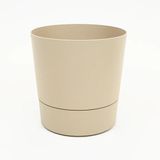 Elho Pot Foss D43cm Paddenstoel Beige met Wielen
