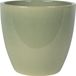 Ter Steege Bloempot - groen - Scandinavische look - glanzend - keramiek - 20 x 19 cm