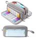Solidchoice - Étui à stylos avec 3 compartiments et grande capacité