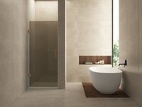 Wiesbaden Less nisdeur 800 x 2000 x 8 mm nano vintage brons glas/geborsteld brons koper