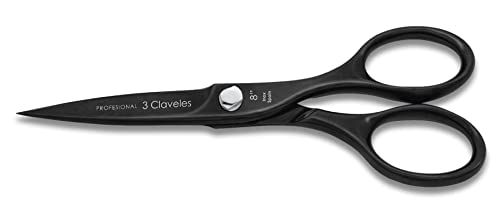3 Claveles 429 Chef Kitchen Scissors, Stainless Steel, Black