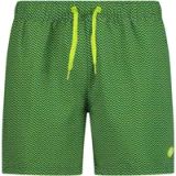 CMP Geometrisch patroon zwemshort voor heren, bottle/acido, 3XL