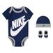 Nike Kids Futura Logo Box Korte Mouw Set Blauw 6-12 Months