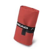 HEAD Active, microvezel handdoek met elastiek, handdoek voor sportschool, sport, fitness, zacht en licht, sneldrogend, absorberend en ruimtebesparend, voor reizen, 40 x 60 cm, lava rood