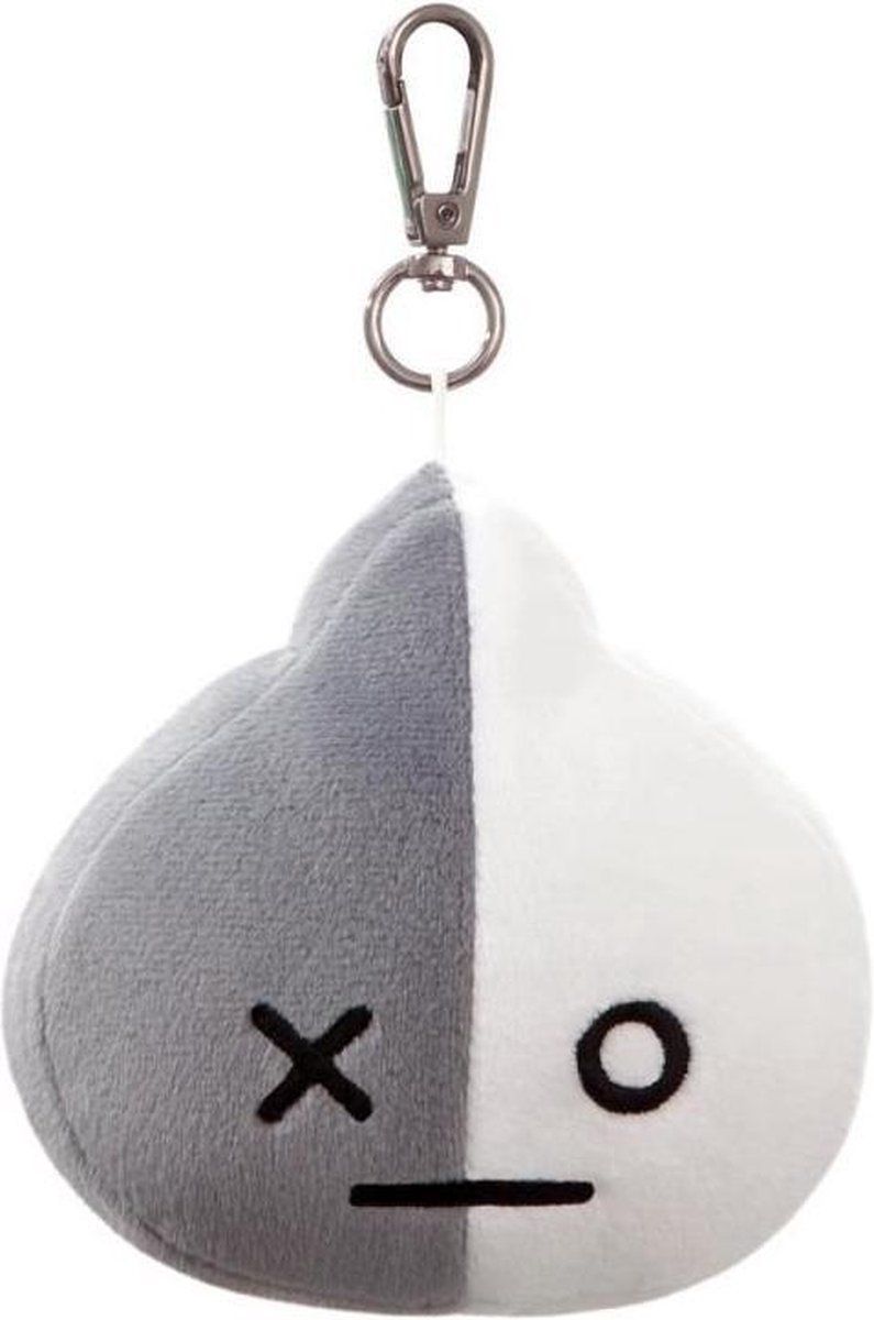 Aurora Sleutelhanger Linefriends Bt21 Van 11,5 Cm Pluche Grijs/wit