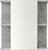 trendteam smart living Badkamer spiegelkast spiegel Nano, 60 x 62 x 20 cm in beton Stone melamine zonder verlichting