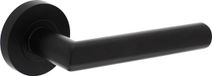 Intersteel Deurkruk Bastian op rozet ø53x8mm zwart - 8714186470626