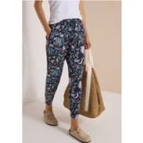 Pantalon mi-taille jambe slim coupe ample