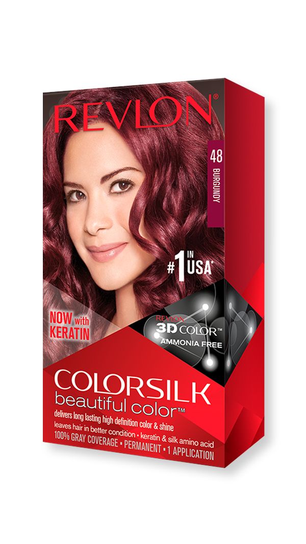 Revlon ColorSilk Beautiful Color 48 Burgundy Hair Dye